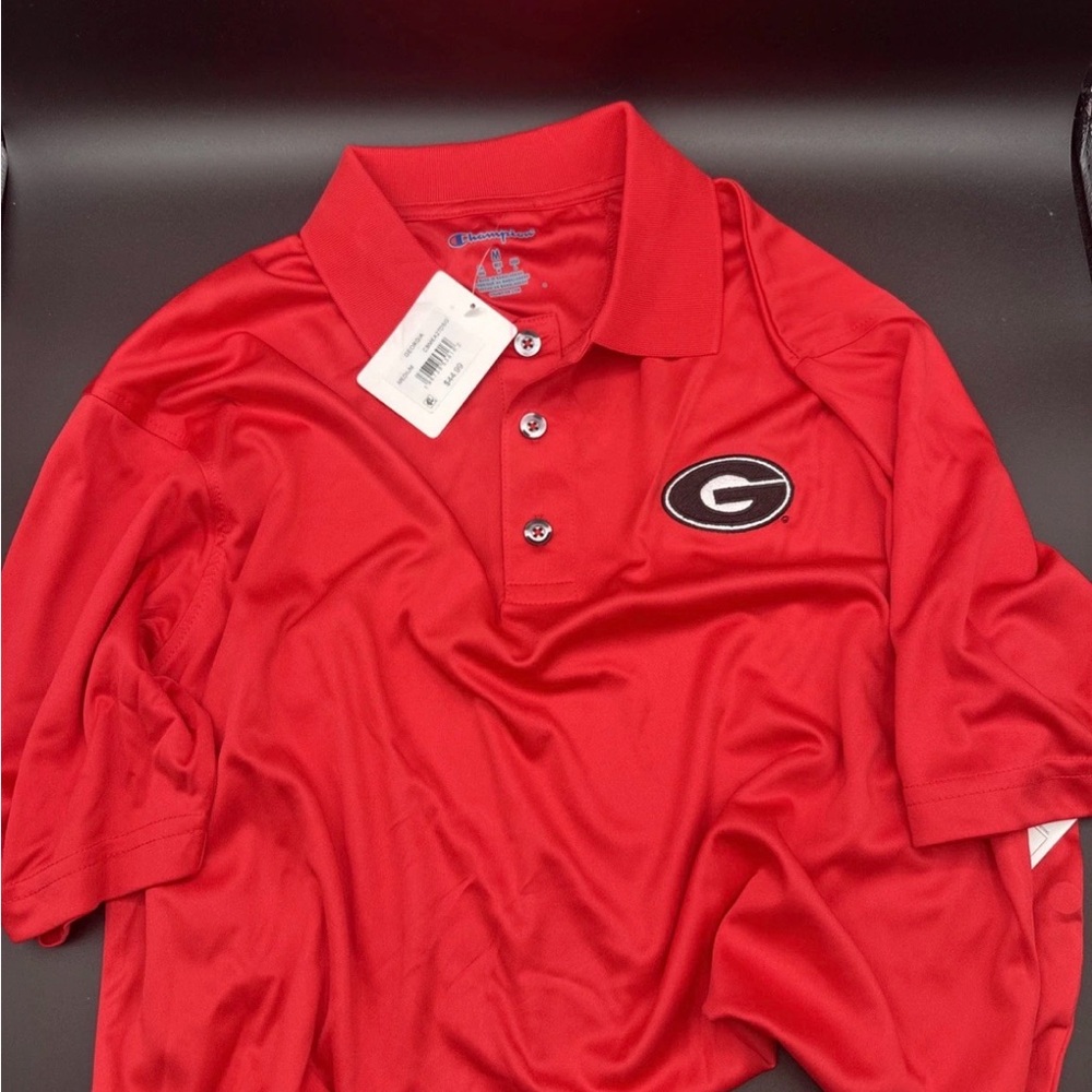Champion Red Polo UGA Shirt